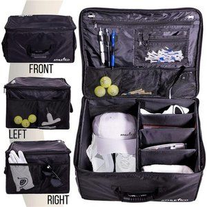 Athletico Golf Trunk Organizer Storage - Car Golf Locker | Collapsible
